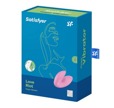 Mały wibrator na palec Satisfyer Love Riot różowy